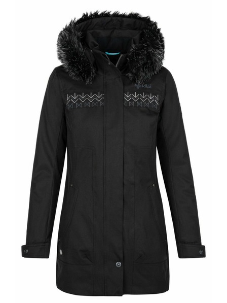 Kilpi Črn ženski zimski plašč Kilpi PERU-W