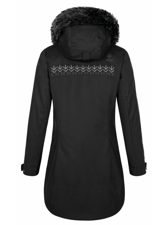 Kilpi Črn ženski zimski plašč Kilpi PERU-W