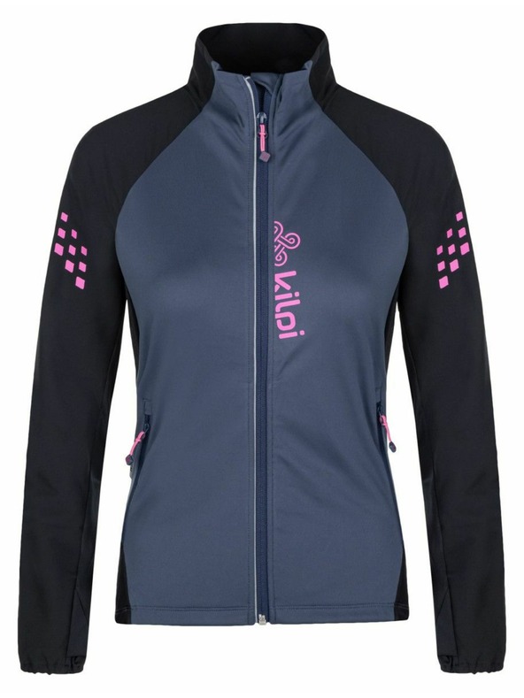 Kilpi Črna in siva ženska športna jakna Kilpi Nordim