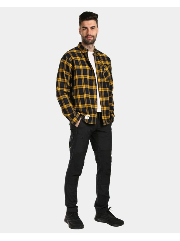 Kilpi Moška športna flanelna majica Kilpi FLANNY-M rumena