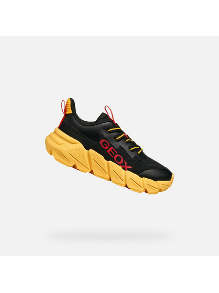 Geox Črne fantovske superge Geox Flexyper Fast