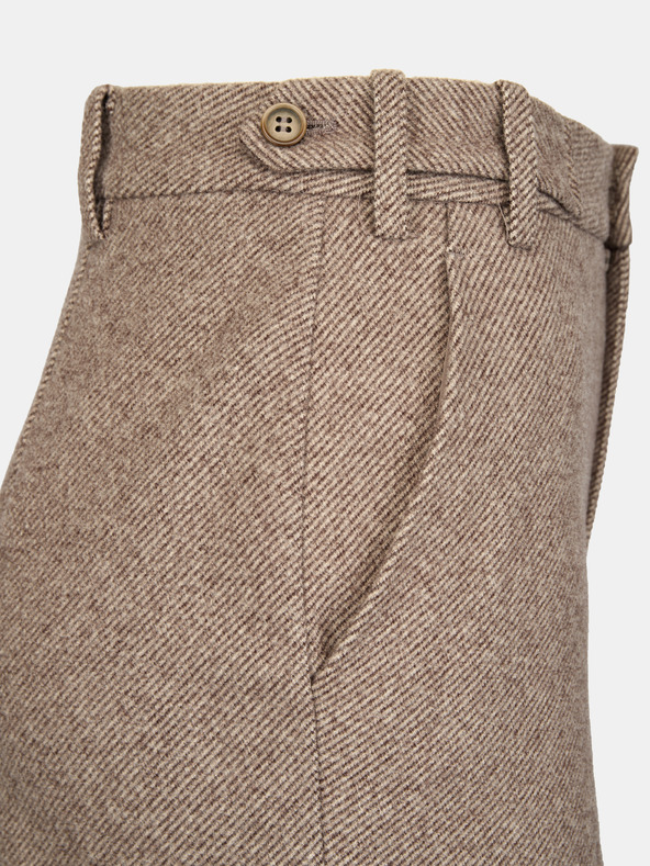 Orsay Svetlo rjave ženske široke hlače ORSAY