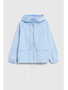 Moodo Jakna s kapuco svetlo modra Moodo
