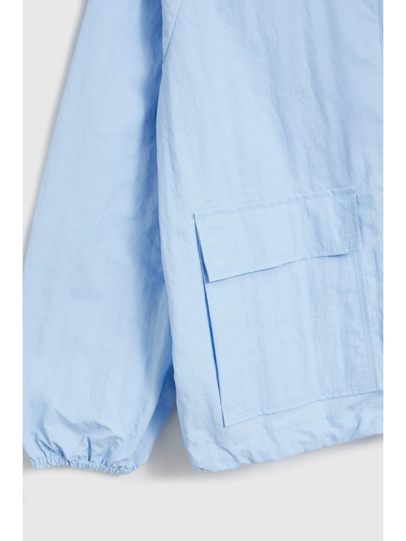 Moodo Jakna s kapuco svetlo modra Moodo