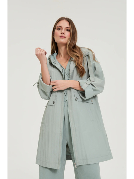 Moodo Parka jakna olivna Moodo