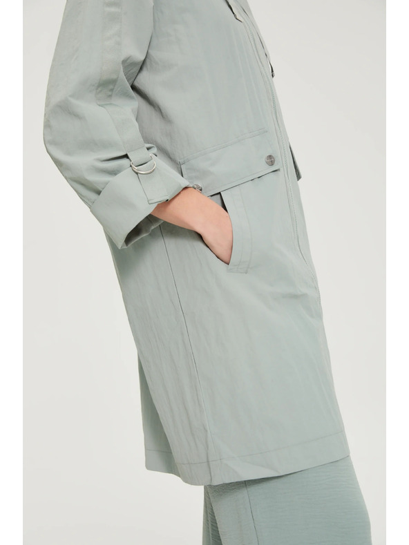 Moodo Parka jakna olivna Moodo