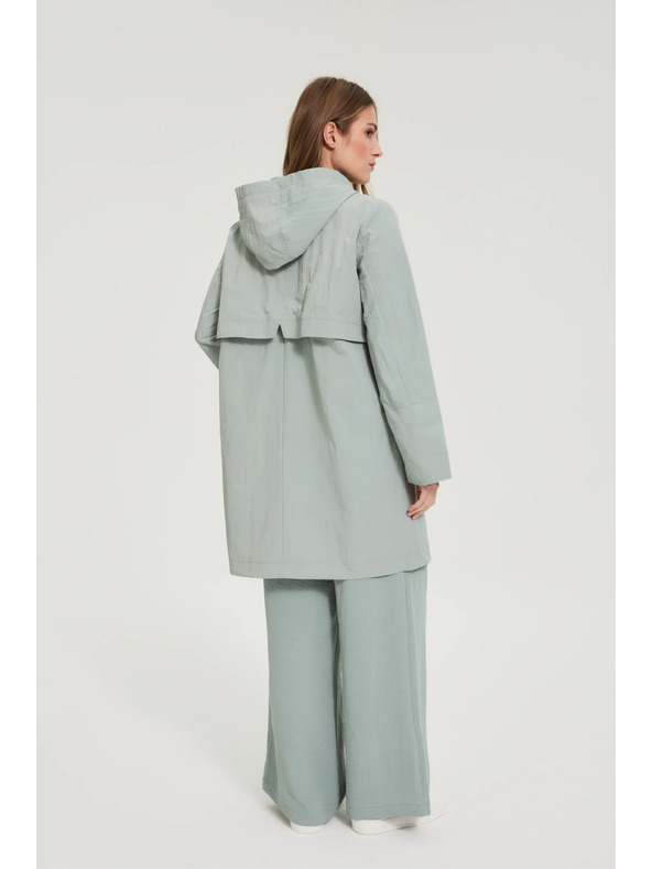 Moodo Parka jakna olivna Moodo