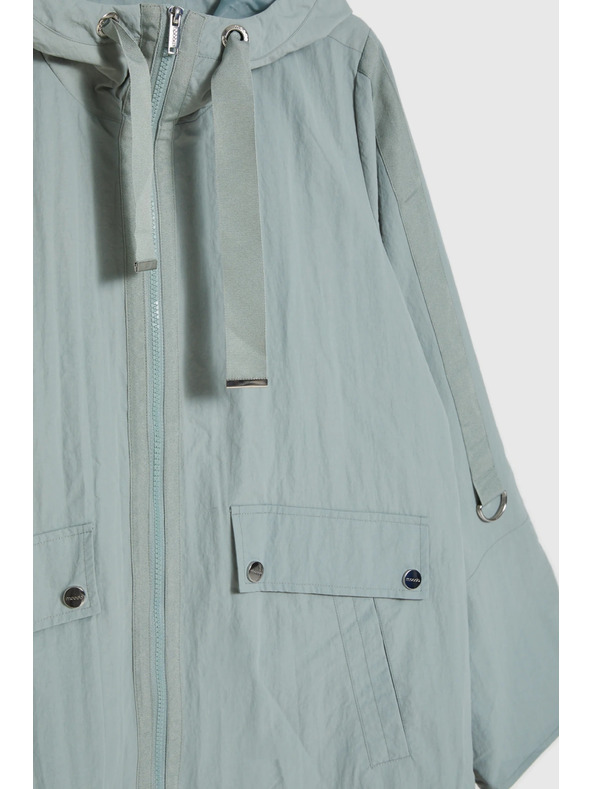 Moodo Parka jakna olivna Moodo