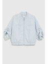Moodo Jakna z zavitimi rokavi svetlo modra Moodo