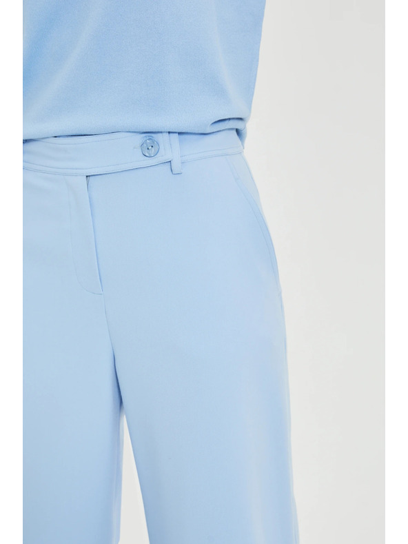Moodo Oblekarske hlače svetlo modre Moodo