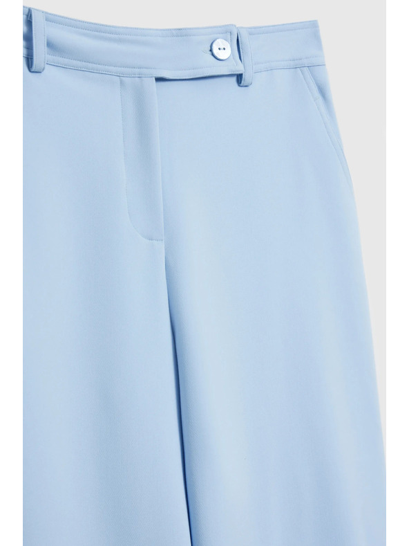 Moodo Oblekarske hlače svetlo modre Moodo