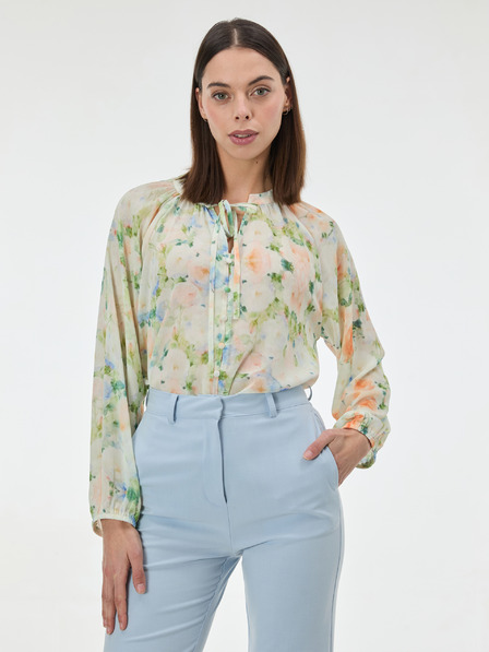 Orsay Svetlo zelena ženska vzorčasta bluza ORSAY
