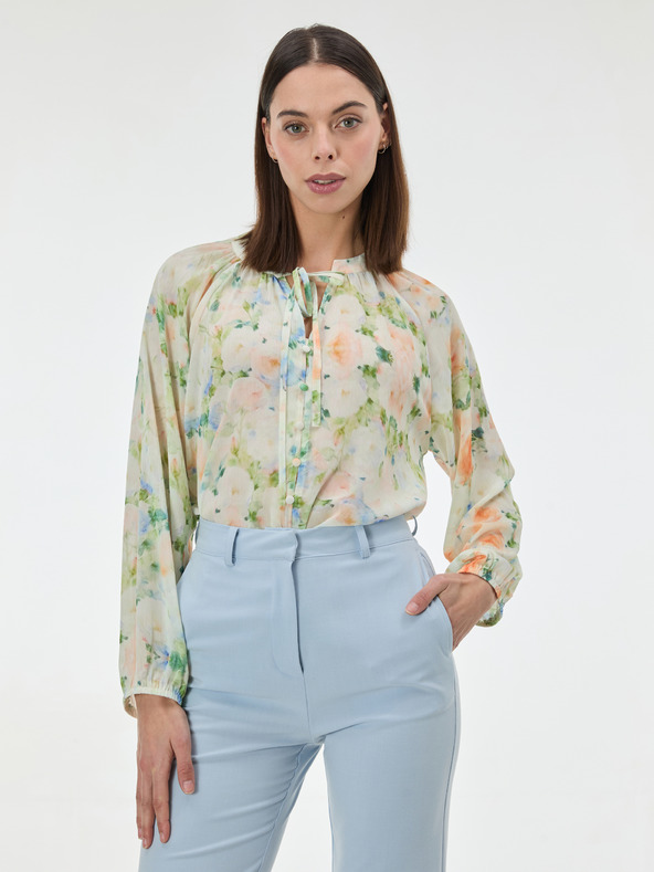Orsay Svetlo zelena ženska vzorčasta bluza ORSAY