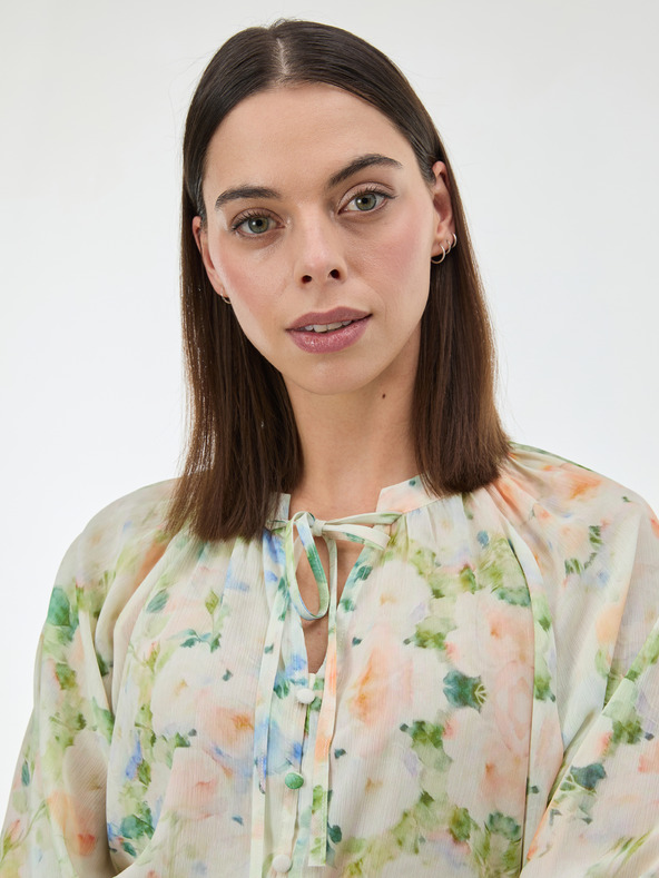 Orsay Svetlo zelena ženska vzorčasta bluza ORSAY