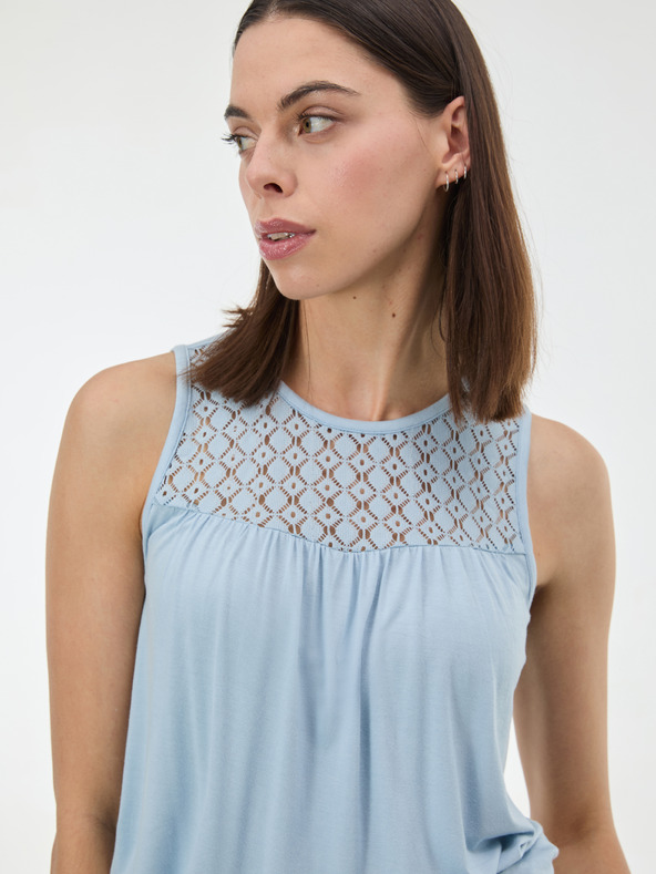 Orsay Svetlo modra ženska majica brez rokavov ORSAY