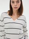 Orsay Črn črtast ženski pulover ORSAY
