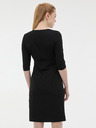 Orsay Črna ženska obleka do kolen ORSAY