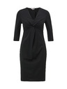 Orsay Črna ženska obleka do kolen ORSAY