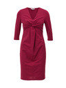 Orsay Vinsko rdeča ženska obleka do kolen ORSAY
