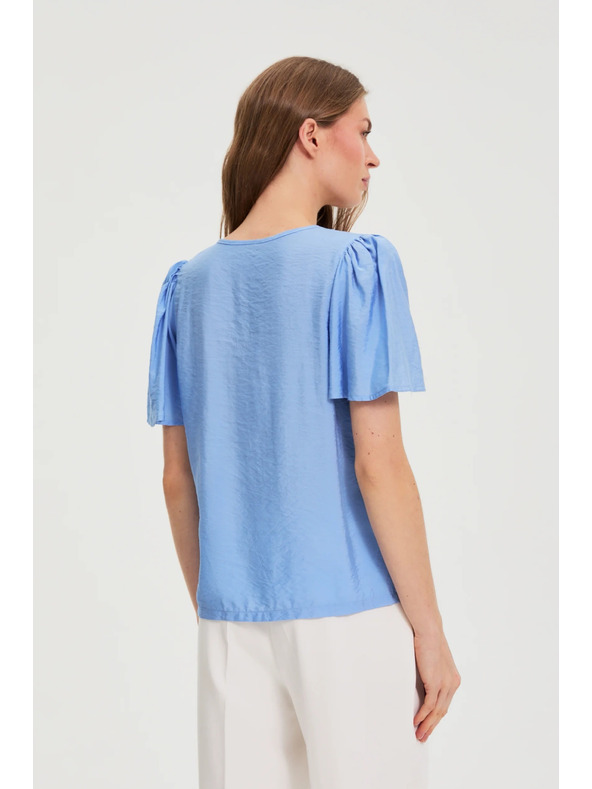 Moodo Viskozna modra srajca Moodo