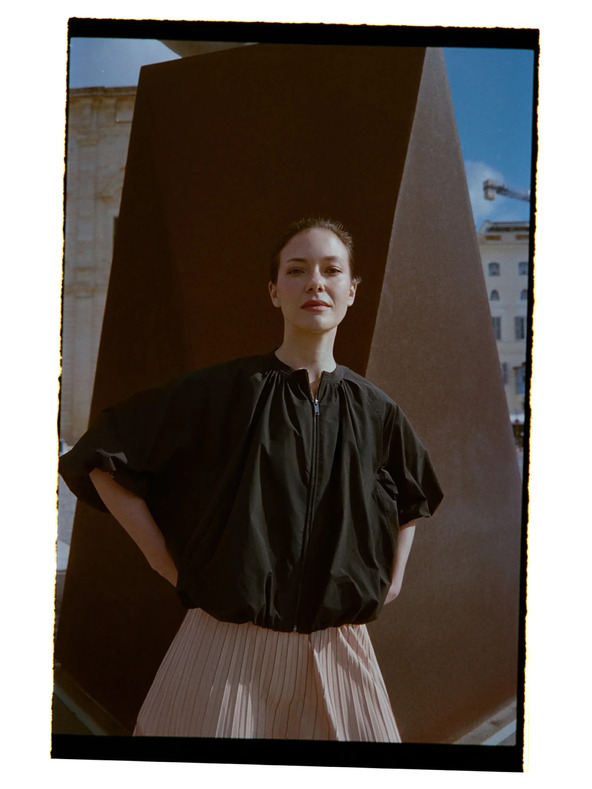 Moodo Črna oversized jakna Moodo