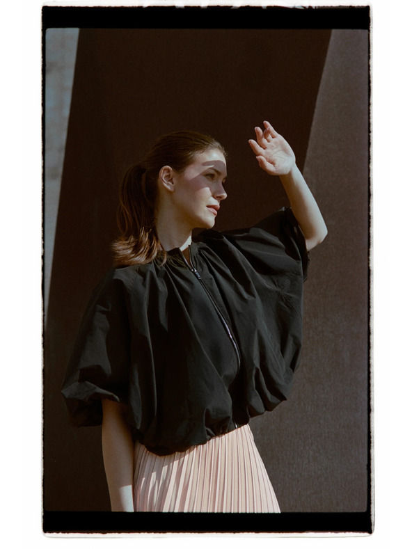 Moodo Črna oversized jakna Moodo