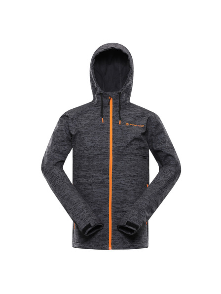 ALPINE PRO Moška softshell jakna z dwr obdelavo ALPINE PRO HERAS dk.true gray