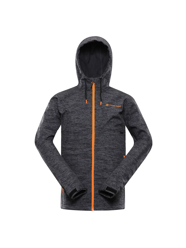 ALPINE PRO Moška softshell jakna z dwr obdelavo ALPINE PRO HERAS dk.true gray