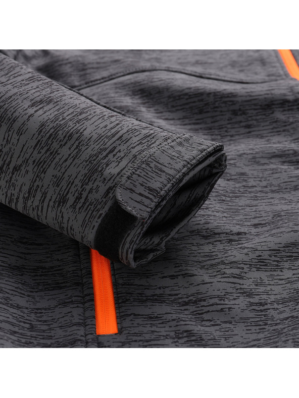 ALPINE PRO Moška softshell jakna z dwr obdelavo ALPINE PRO HERAS dk.true gray