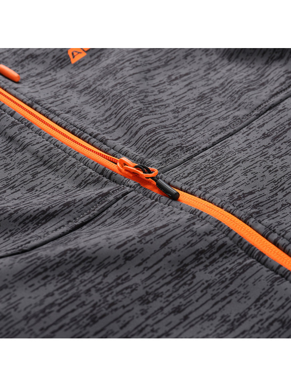 ALPINE PRO Moška softshell jakna z dwr obdelavo ALPINE PRO HERAS dk.true gray