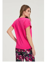 Moodo Majica iz bombaža vijolična Moodo
