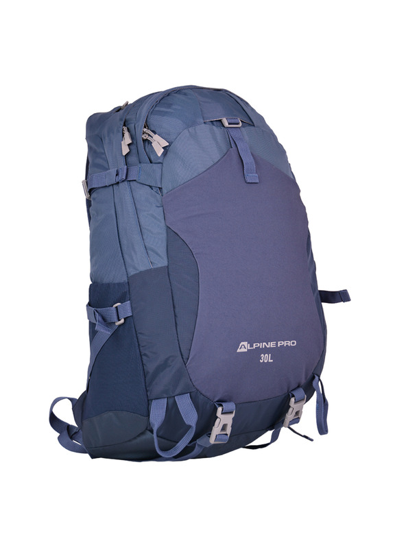 ALPINE PRO Outdoor nahrbtnik s pláštenko 25 l ALPINE PRO MONRE dk.metal modra