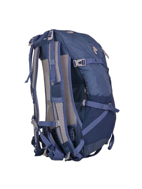 ALPINE PRO Outdoor nahrbtnik s pláštenko 25 l ALPINE PRO MONRE dk.metal modra