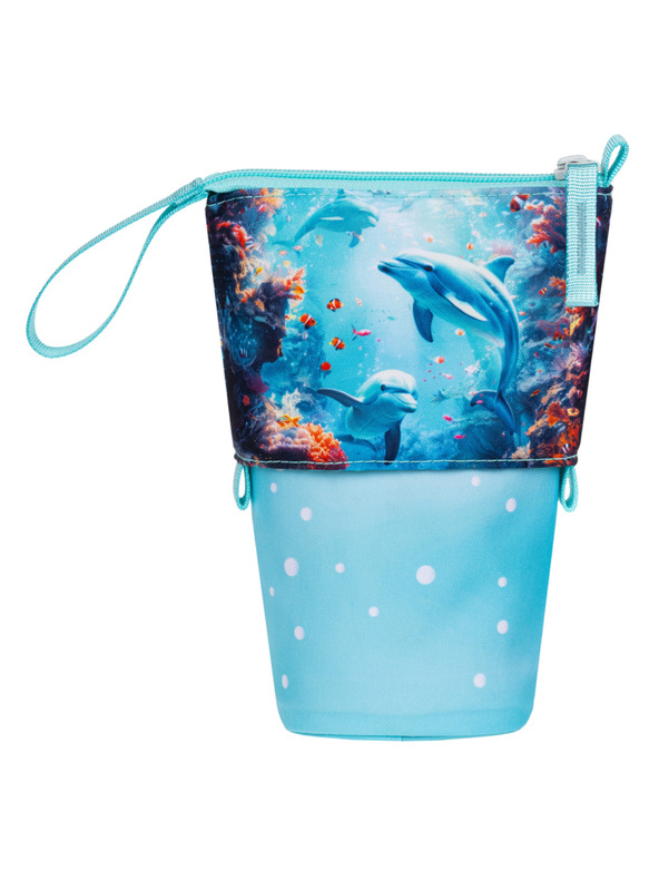 BAAGL  BAAGL Šolski penalik Peščena barva Delfin GRS