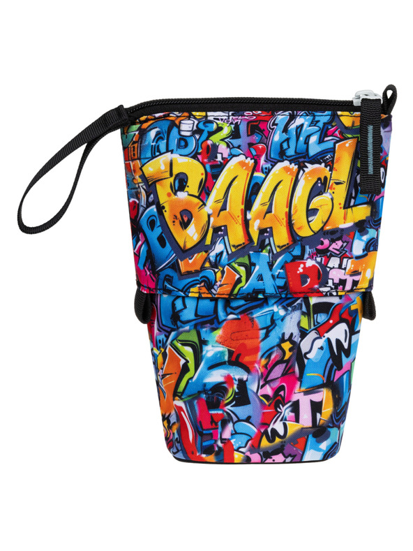 BAAGL  BAAGL Šolski penalik Peščena barva Skate park GRS