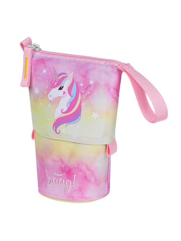 BAAGL  BAAGL Šolski penalik Peščena barva Mavrična enorog GRS