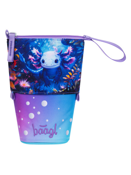 BAAGL  BAAGL Šolski penalik Peščena barva Aksololotl GRS