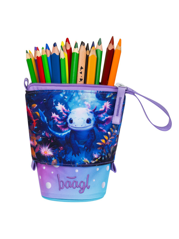 BAAGL  BAAGL Šolski penalik Peščena barva Aksololotl GRS