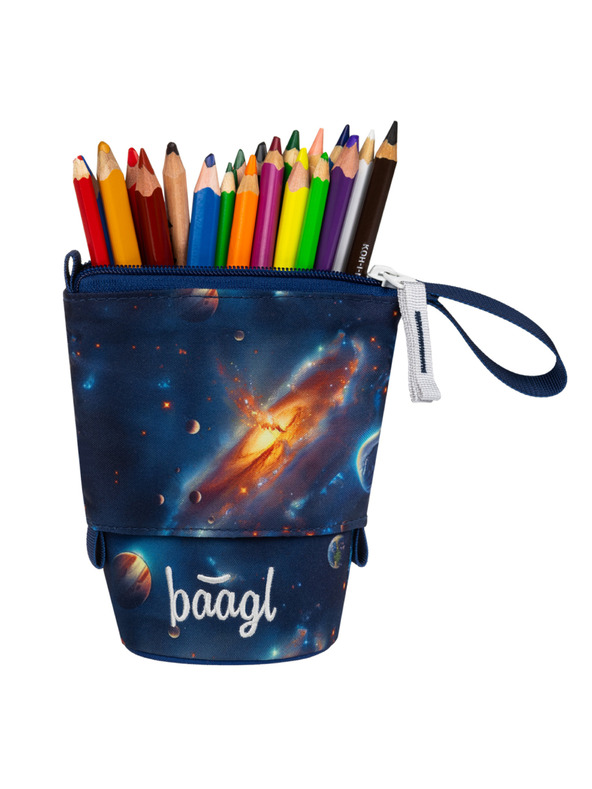 BAAGL  BAAGL Šolski penalik Peščena barva Vesolje GRS