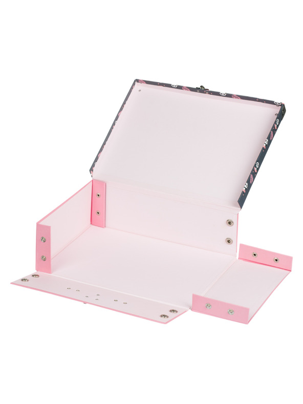 BAAGL  BAAGL Zložljiv šolski kovček Panda s kovinami