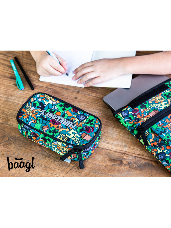 BAAGL  BAAGL SET 5 Skate Minecraft Chaos: nahrbtnik, penalik, vrečka, pas, ovoj za prenosni računalnik