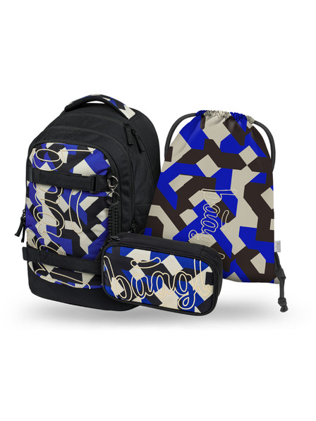 BAAGL  BAAGL SET 3 Skate Max Variety: nahrbtnik, penalik, vrečka GRS