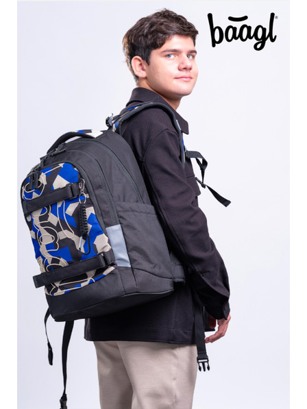 BAAGL  BAAGL SET 3 Skate Max Variety: nahrbtnik, penalik, vrečka GRS