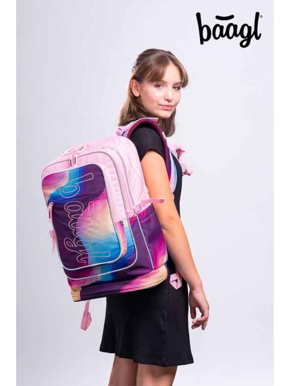 BAAGL  BAAGL SET 5 Cubic Lyra: nahrbtnik, penalik, vrečka, pas, ovoj za prenosni računalnik GRS