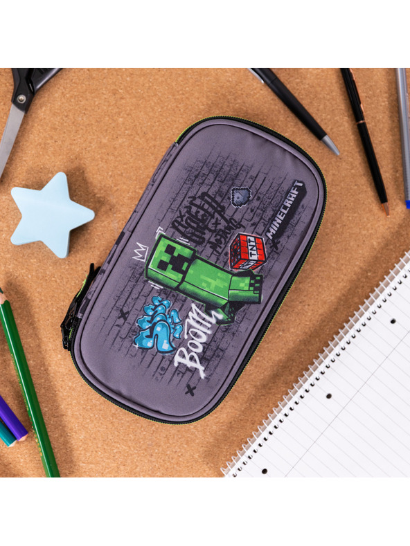 BAAGL  BAAGL Šolska pernica etui Skate Minecraft TNT