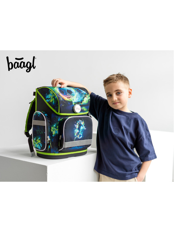 BAAGL  BAAGL SET 5 Ergo Nogomet Igralec: aktovka, pernica, vrečka, predpasnik, denarnica