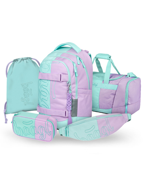 BAAGL  BAAGL SET 5 Skate Max Sweet: nahrbtnik, pernica, vrečka, športna torba, ledvinka GRS