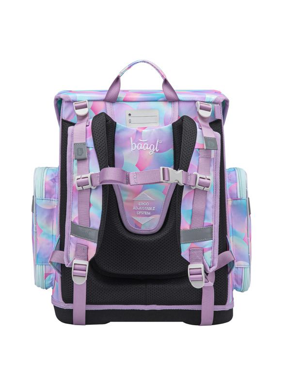 BAAGL  BAAGL SET 5 Ergo Candy: aktovka, pernica, vrečka, predpasnik, denarnica