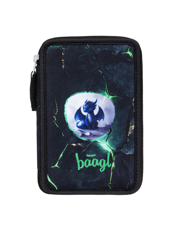 BAAGL  BAAGL Šolska pernica trinadstropna Zmaji