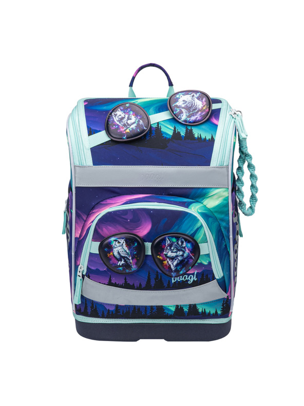 BAAGL  BAAGL SET 5 Zippy Plus Aurora: aktovka, pernica, vrečka, predpasnik, denarnica GRS